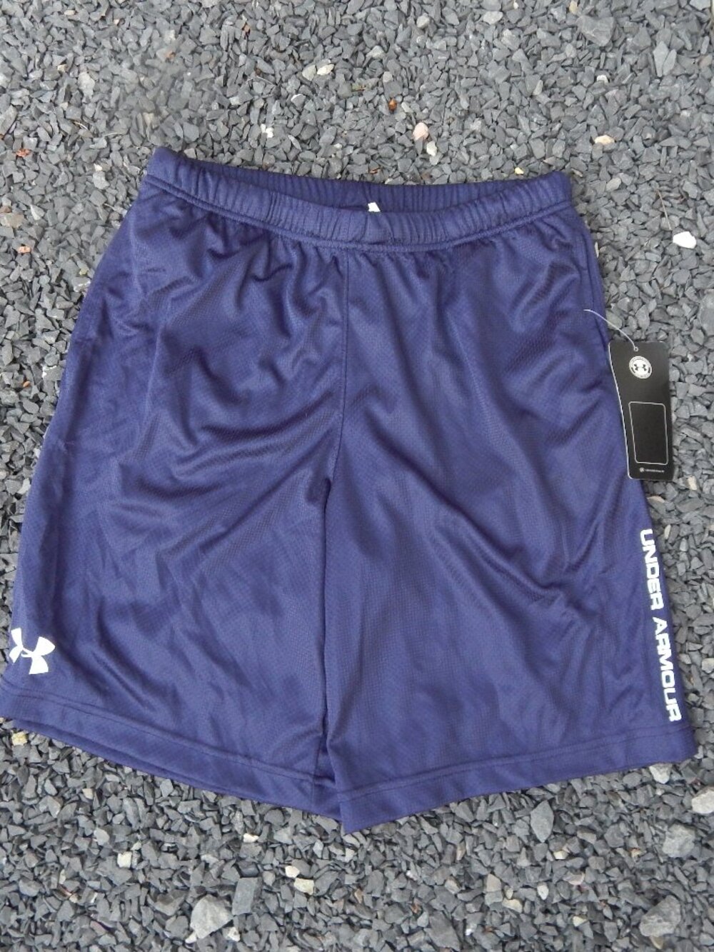 Under Armour Mens Navy Blue Athletic Shorts Size Medium New with Tags
